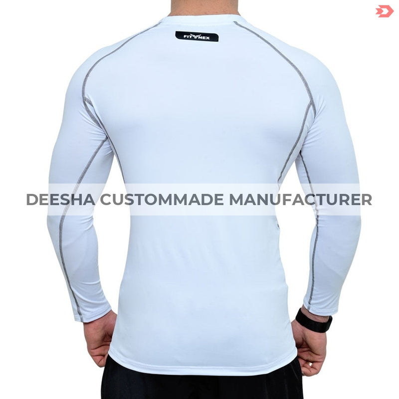 Men Compression Fitted Shirts Long Sleeve F4 - Compression 