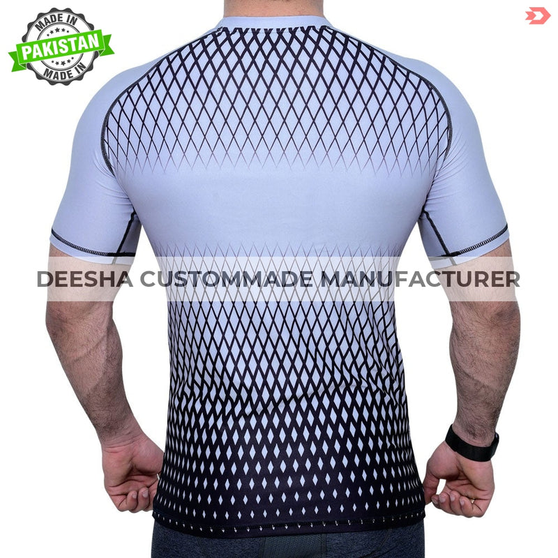 Men Compression Shirt Short Sleeve S4 - Compression for GYM