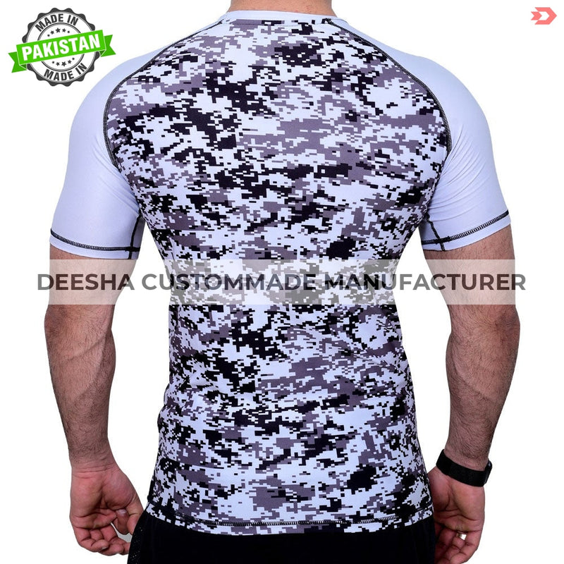 Men Compression Sublimation Shirt Short Sleeve S1 - 