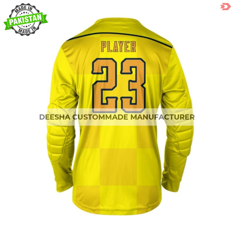 Men Goal Keeper’s Jersey Yellow - Soccer Uniforms