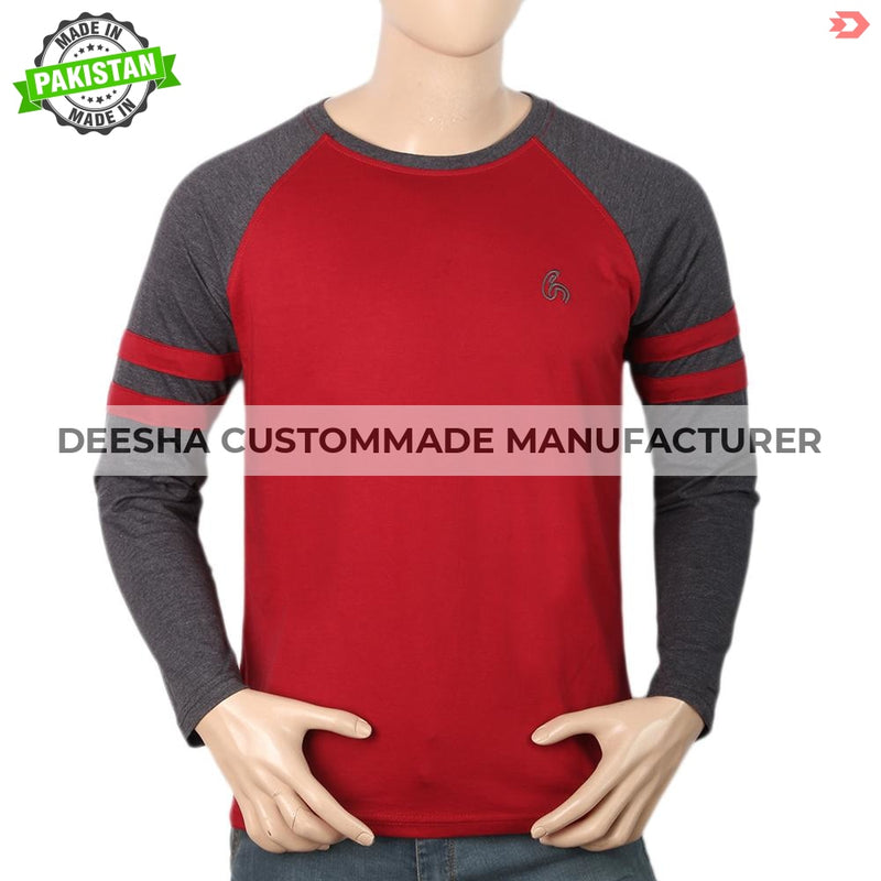 Men's Full Sleeves T-Shirt - Red