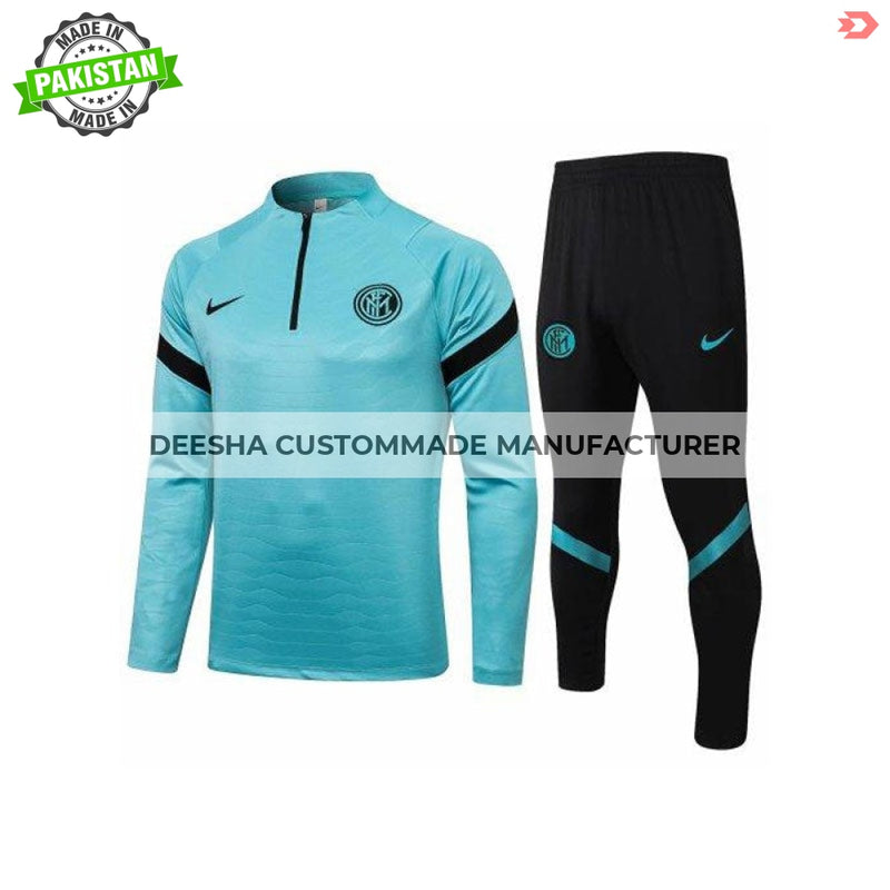 Mens Inter Milan Training Suit Green - Training Suits
