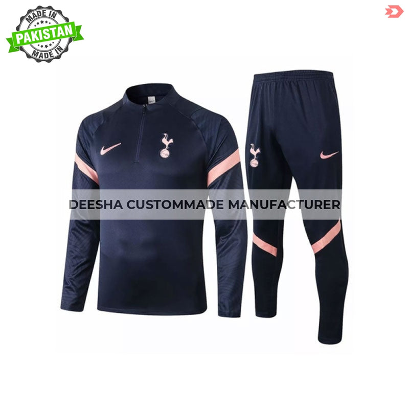 Mens Tottenham Hotspur Training Suit Navy - Training Suits