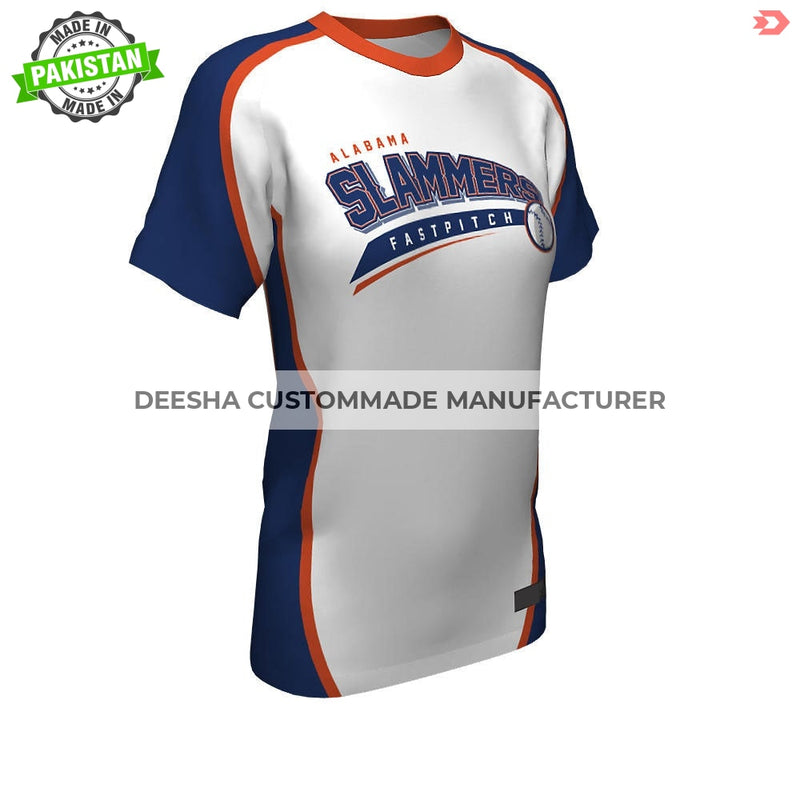 Softball Crew Neck Jerseys Slammers - Softball Uniforms