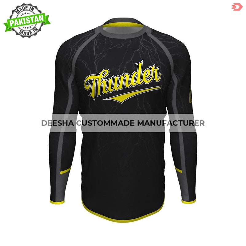 Sublimation T Shirts Long Sleeve Thunder - Team T-Shirts
