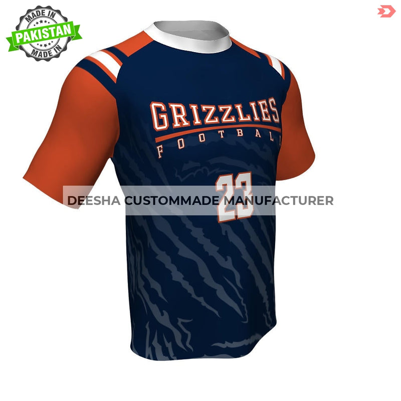 Sublimation T Shirts Shorts Sleeve Grizzlies - Team T-Shirts