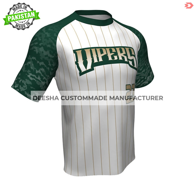 Sublimation T Shirts Shorts Sleeve Vipers - Team T-Shirts
