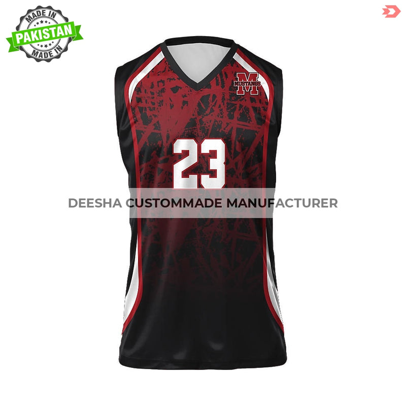 Volleyball Sleeveless Jerseys Mustangs - Volleyball Uniforms