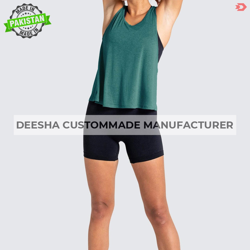 Women's Workout Sleeveless Shirt Green