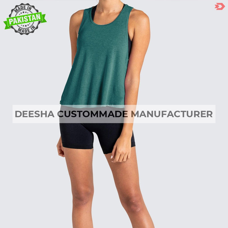 Women's Workout Sleeveless Shirt Green