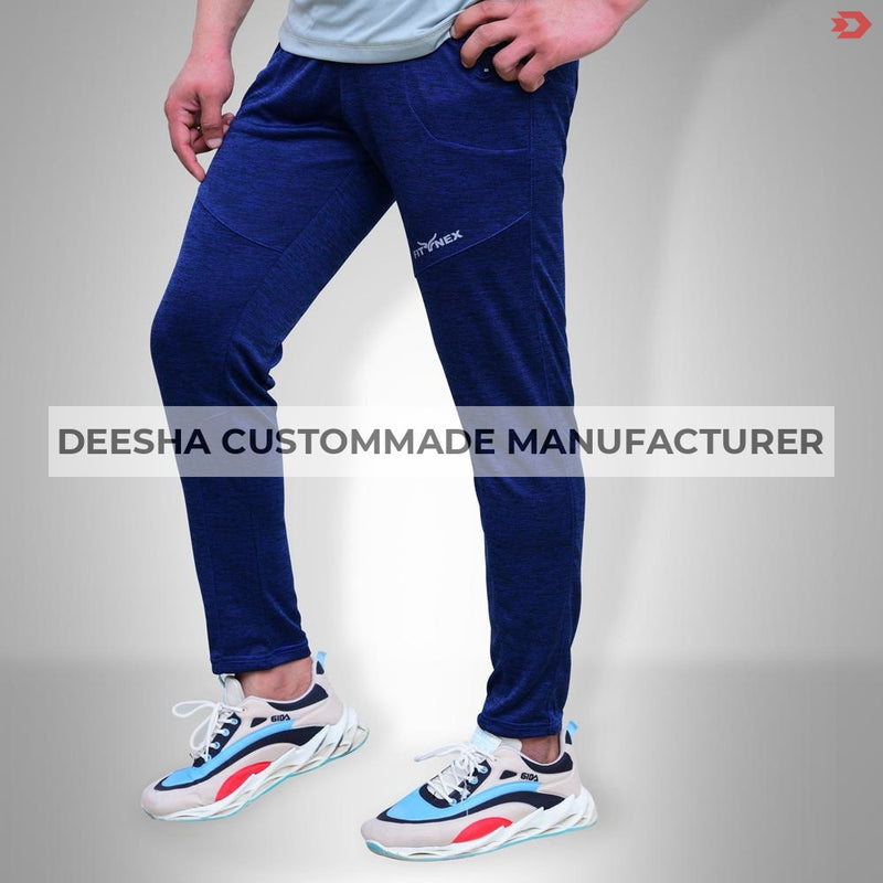 Warrior Relaxed Fit Trousers Textured Navy - Fitnex Joggers